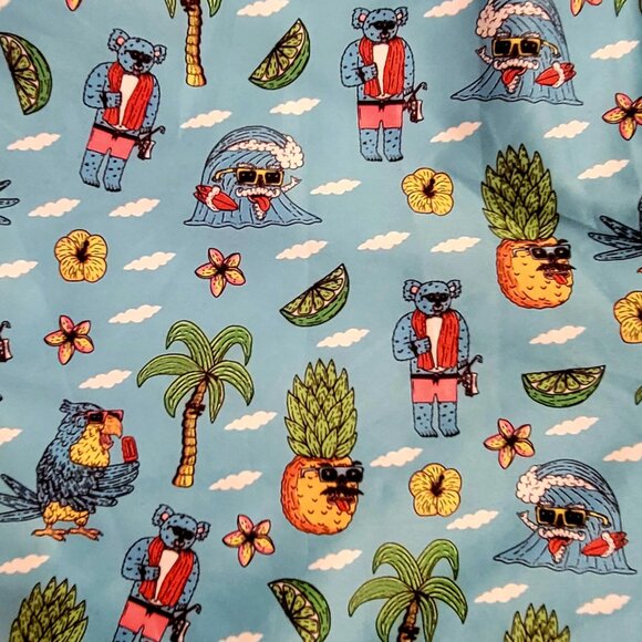 Boardies x Mulga Koala Pineapple Funky Colorful Men's Swim Trunks Pockets - Picture 13 of 15